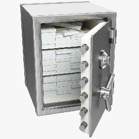 Safe with Money V2 3D model